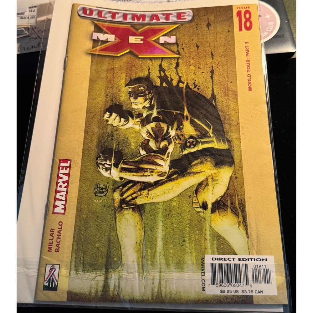 Ultimate‎ X-Men #18 Comic Book Direct Edition Millar Bachalo Marvel 2002